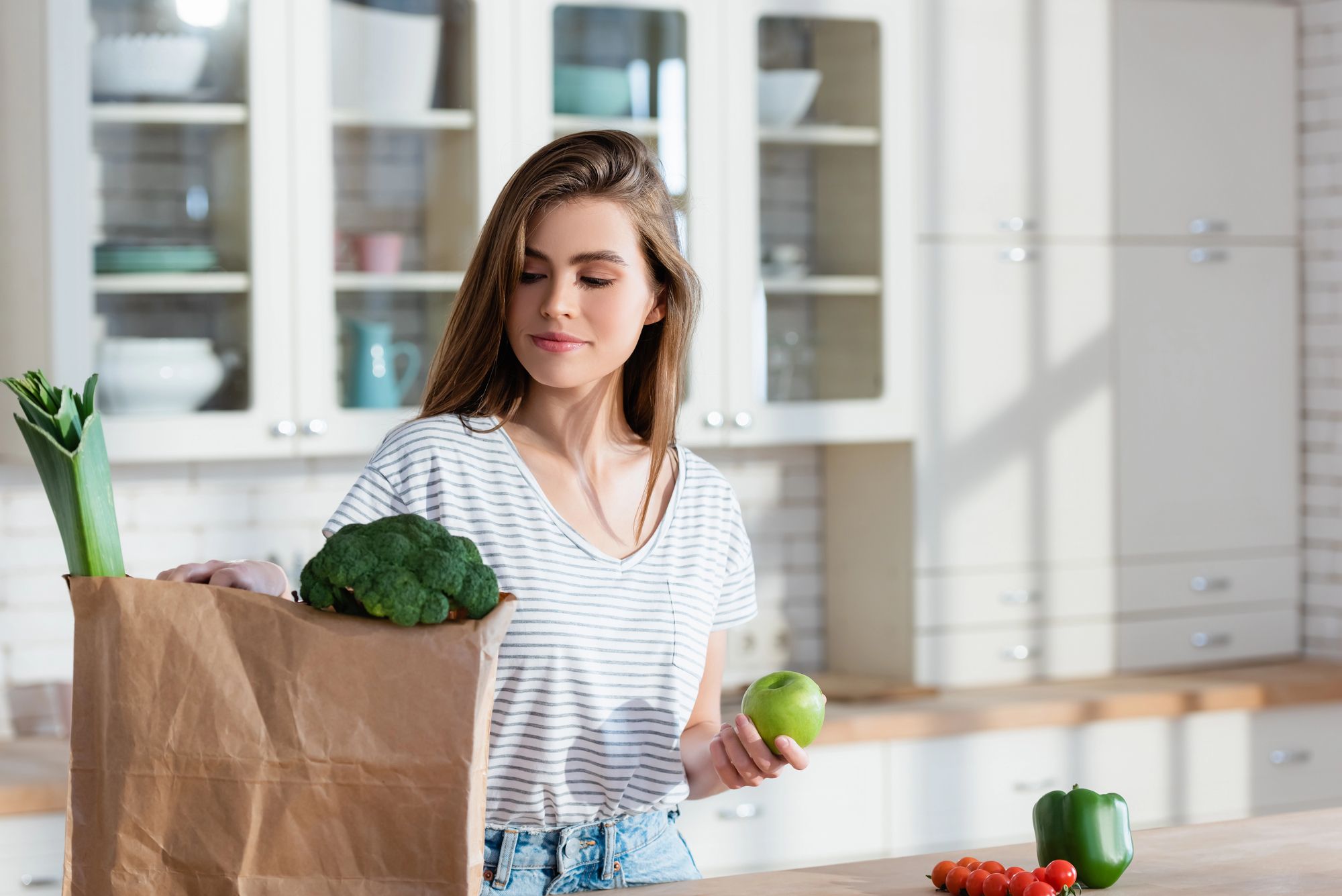 овощи женщина