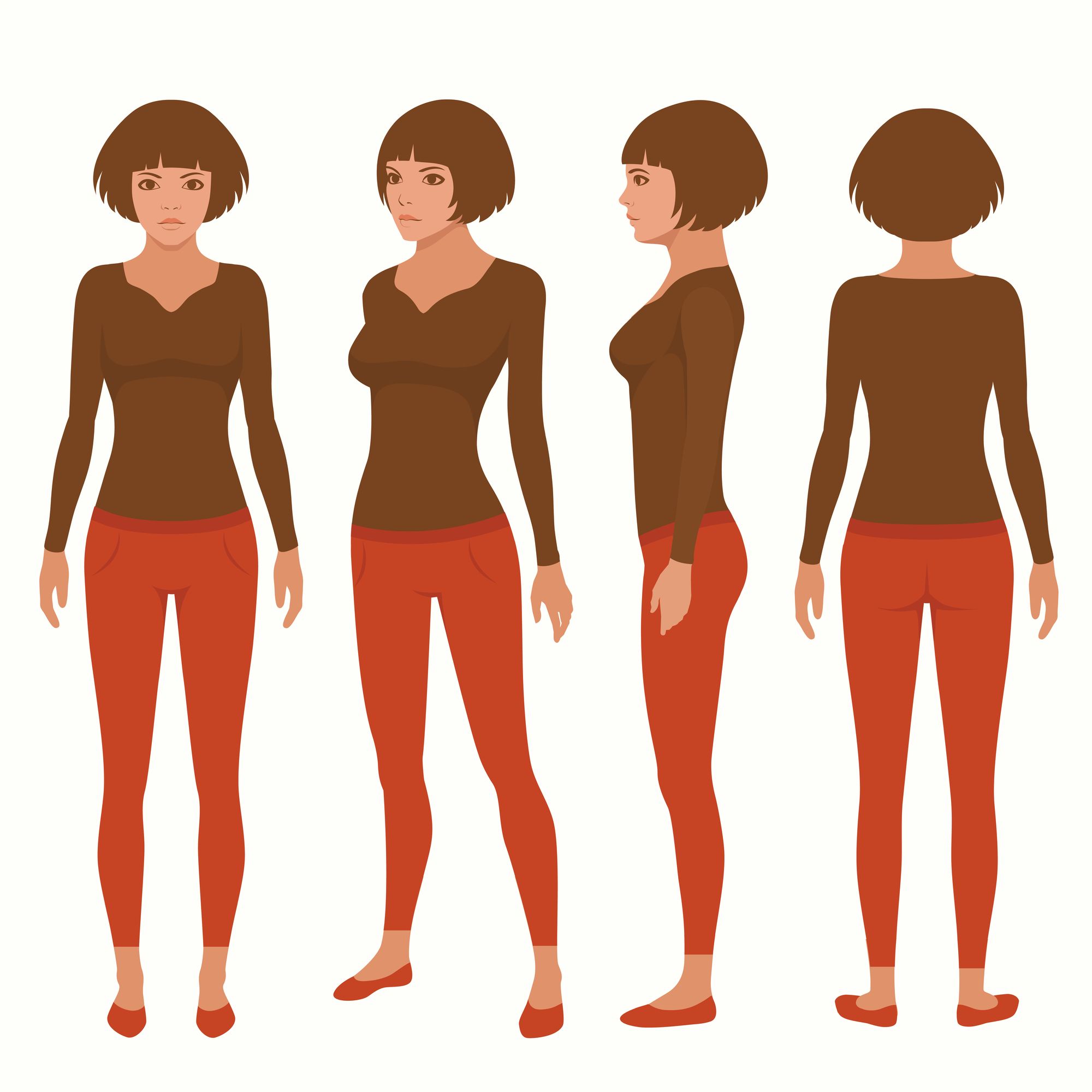 Как набирают вес разные типы фигур