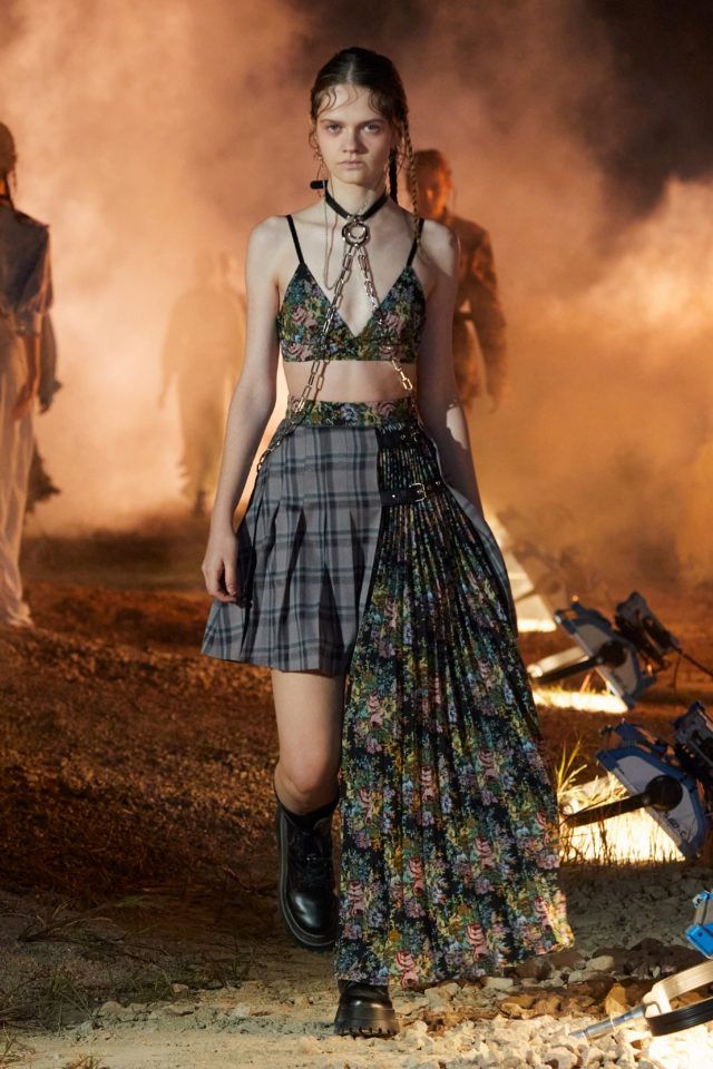 юбка с плиссировкой