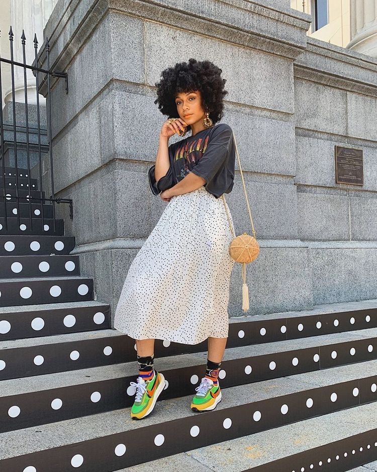 Юбки и платья А-образной формы от талии