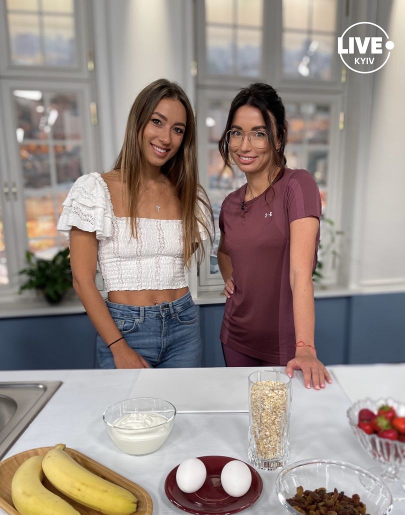 Овсяные оладьи с бананами