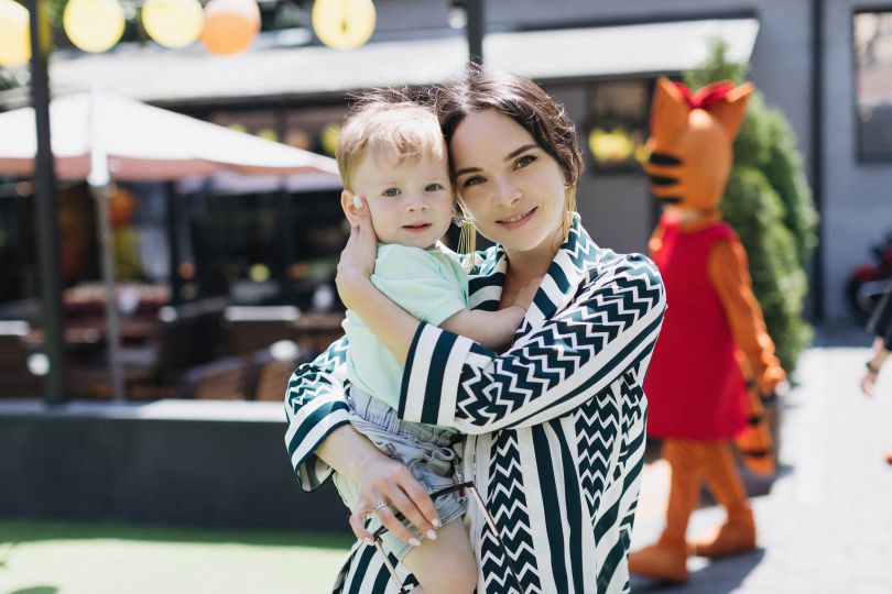 Инна Мирошниченко с сыном