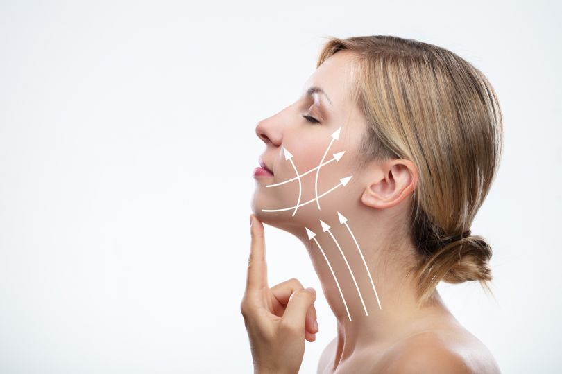 девушка морщины