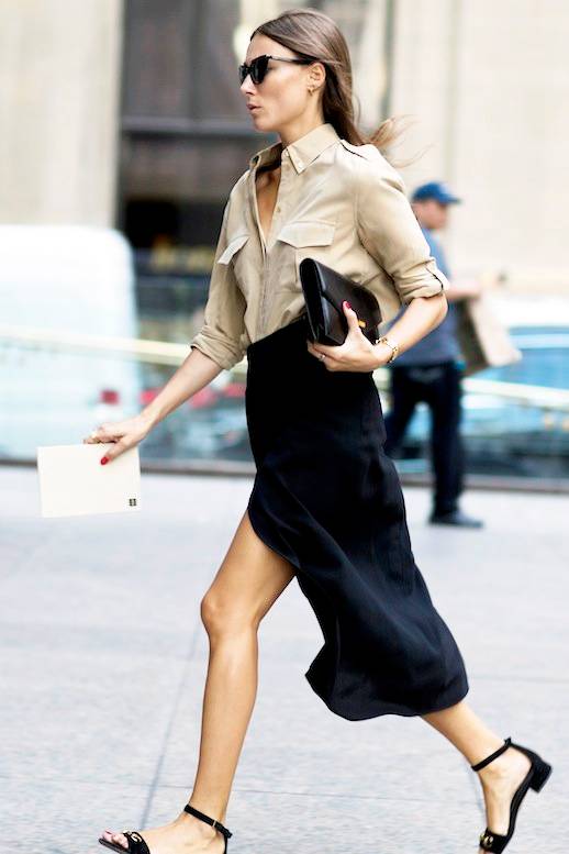 /storage/shares/uploads/files/Le-Fashion-Blog-Street-Style-Nyfw-Giorgia-Tordini-Summer-Office-Style-Tan-Button-Down-Utility-Shirt-High-Waisted-Black-Midi-Skirt-Clutch-Flat-Ankle-Strap-Sandals-Via-Style-Caster.jpg