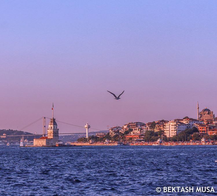Стамбул фото, фото Стамбула ночью, ночные пезажи Стамбула, Бекташ Муса