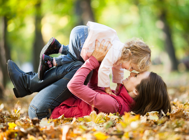 семья осень